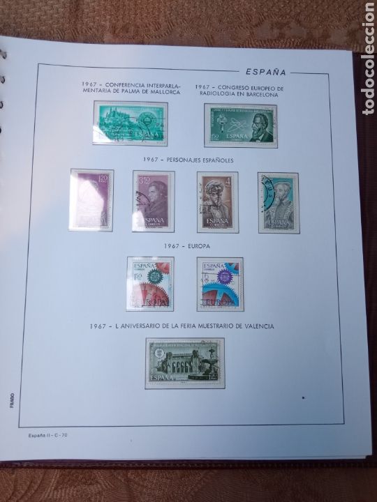 Sellos: SELLOS DE ESPA&Ntilde;A,a&ntilde;o1967 - Foto 2