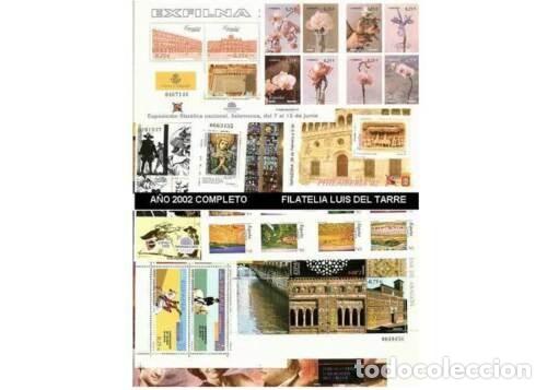 Sellos: ESPA&Ntilde;A - A&Ntilde;O 2002 COMPLETO - SELLOS NUEVOS DE LUJO - Foto 1