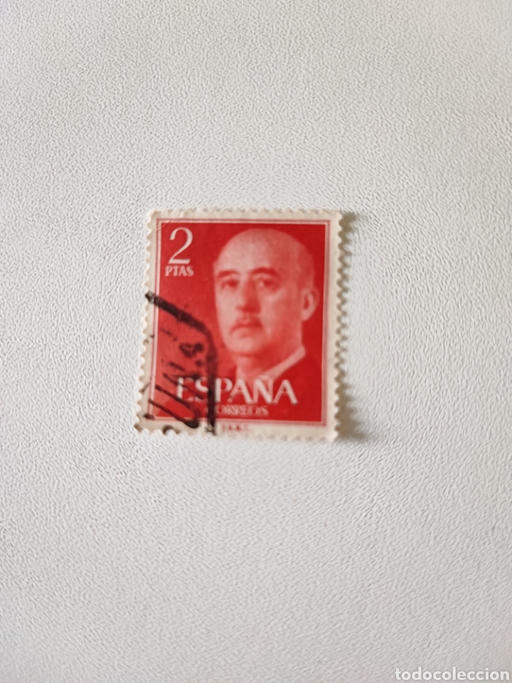 Sellos: Segell 2 pessetes vermell - Foto 2