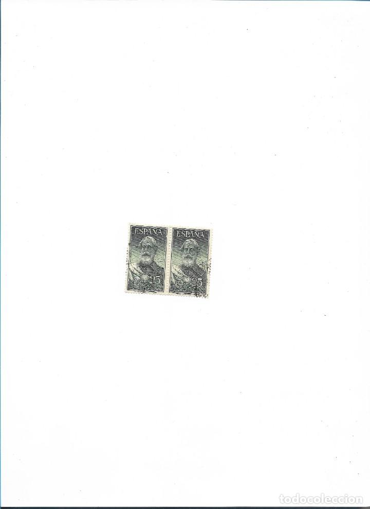 Sellos: Legazpi 1953. Pareja usada. - Foto 1
