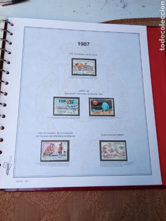 Sellos: SELLOS DE ESPA&Ntilde;A ,a&ntilde;o 1986-87 - Foto 2