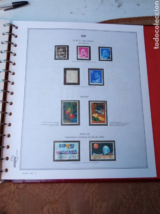 Sellos: SELLOS USADOS ,a&ntilde;o1987-88 - Foto 2