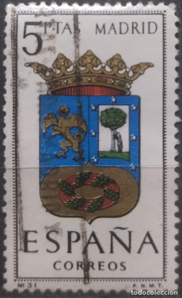 Sellos: ESPA&Ntilde;A 1964 Escudos. Madrid. USADO. - Foto 1