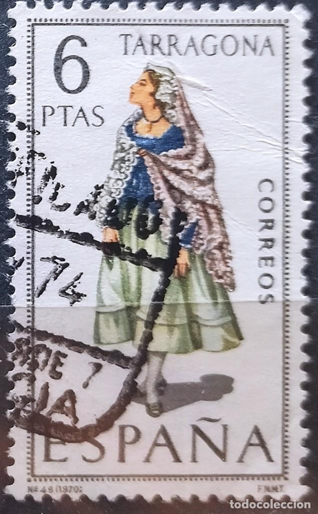 Sellos: ESPA&Ntilde;A 1979 Trajes T&iacute;picos. Tarragona. USADO. - Foto 1