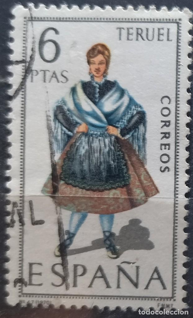 Sellos: ESPA&Ntilde;A 1979 Trajes T&iacute;picos. Teruel. USADO. - Foto 1