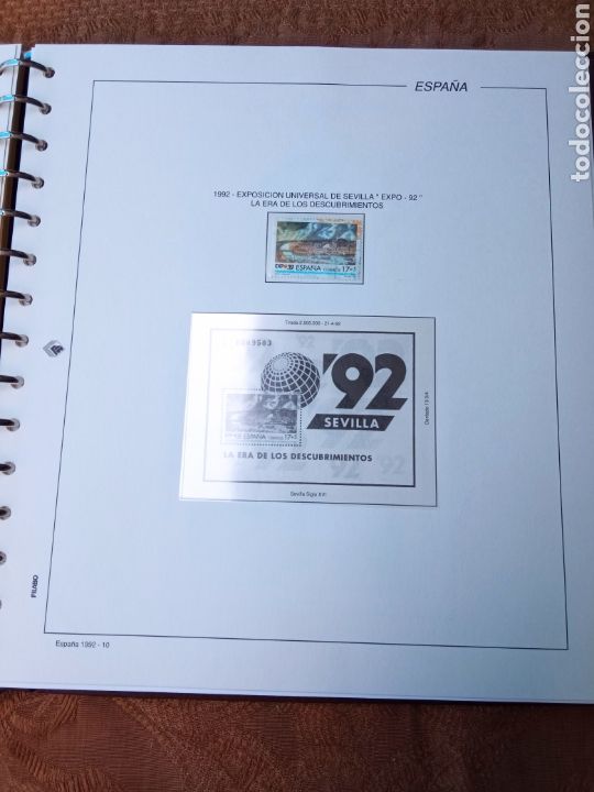 Selos: SELLOS DE ESPAÑA,año1992