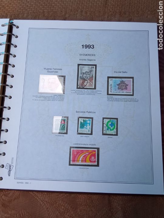Sellos: SELLOS DE ESPA&Ntilde;A,a&ntilde;o1992-93 - Foto 3