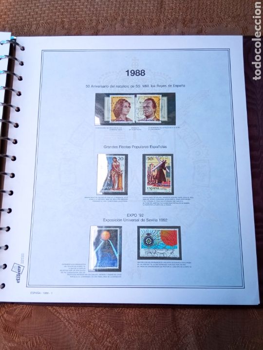 Sellos: SELLOS DE ESPA&Ntilde;A,a&ntilde;o1988 - Foto 1