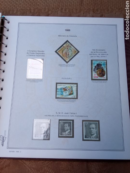 Sellos: SELLOS DE ESPA&Ntilde;A,a&ntilde;o1988 - Foto 3