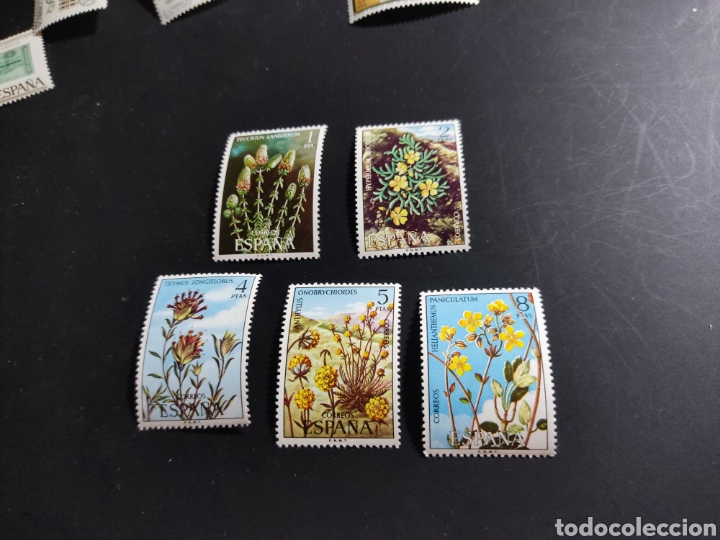 Sellos: Sellos Espa&ntilde;a flora - Foto 1