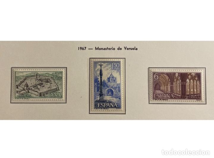 Sellos: 3 Sellos 1967 Monasterio de Veruela - Foto 1