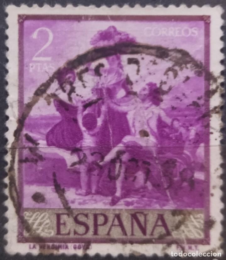 Sellos: Espa&ntilde;a 1958 Goya. USADO. - Foto 1