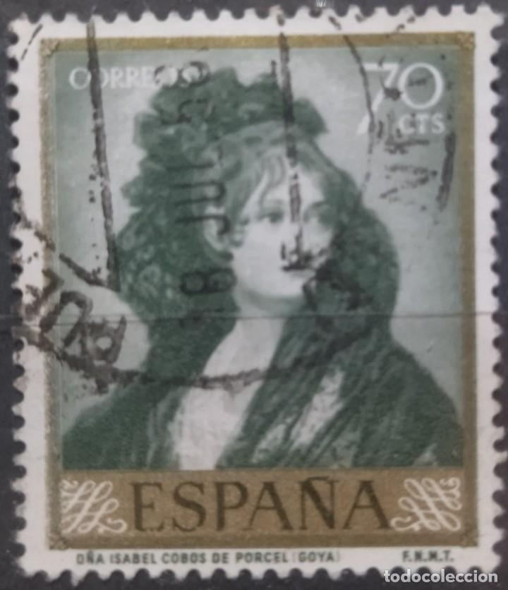 Sellos: Espa&ntilde;a 1958 Goya. USADO. - Foto 1
