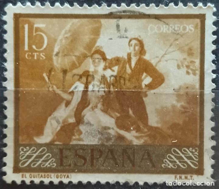Sellos: Espa&ntilde;a 1958 Goya. USADO. - Foto 1