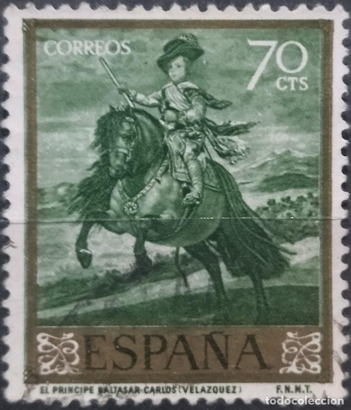 Sellos: Espa&ntilde;a 1959 Vel&aacute;zquez. USADO. - Foto 1