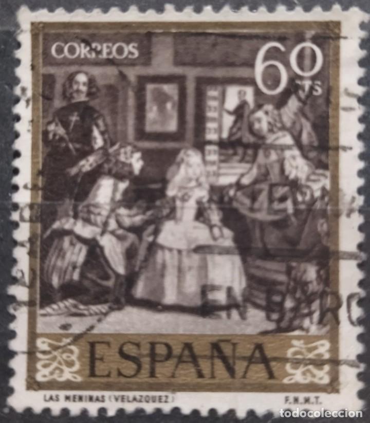 Sellos: Espa&ntilde;a 1959 Vel&aacute;zquez. USADO. - Foto 1