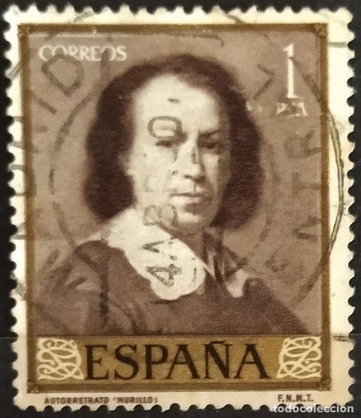 Sellos: Espa&ntilde;a 1962 Murillo. USADO. - Foto 1
