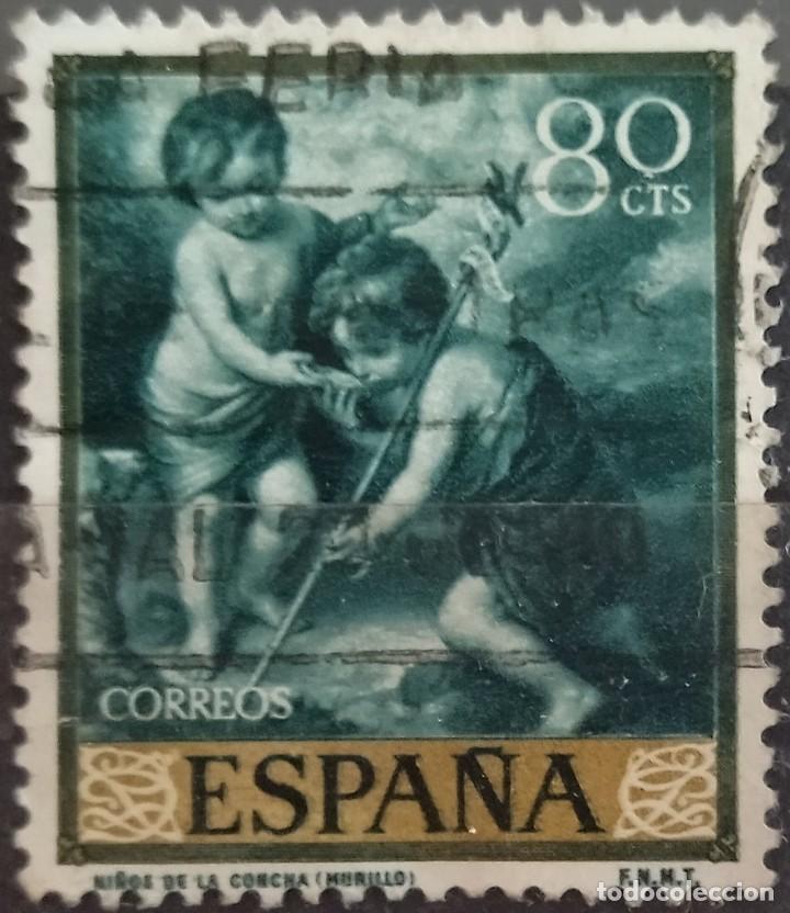 Sellos: Espa&ntilde;a 1962 Murillo. USADO. - Foto 1