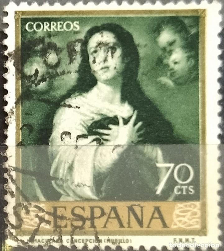 Sellos: Espa&ntilde;a 1962 Murillo. USADO. - Foto 1
