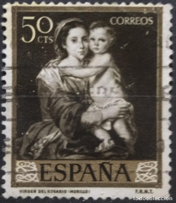 Sellos: Espa&ntilde;a 1962 Murillo. USADO. - Foto 1