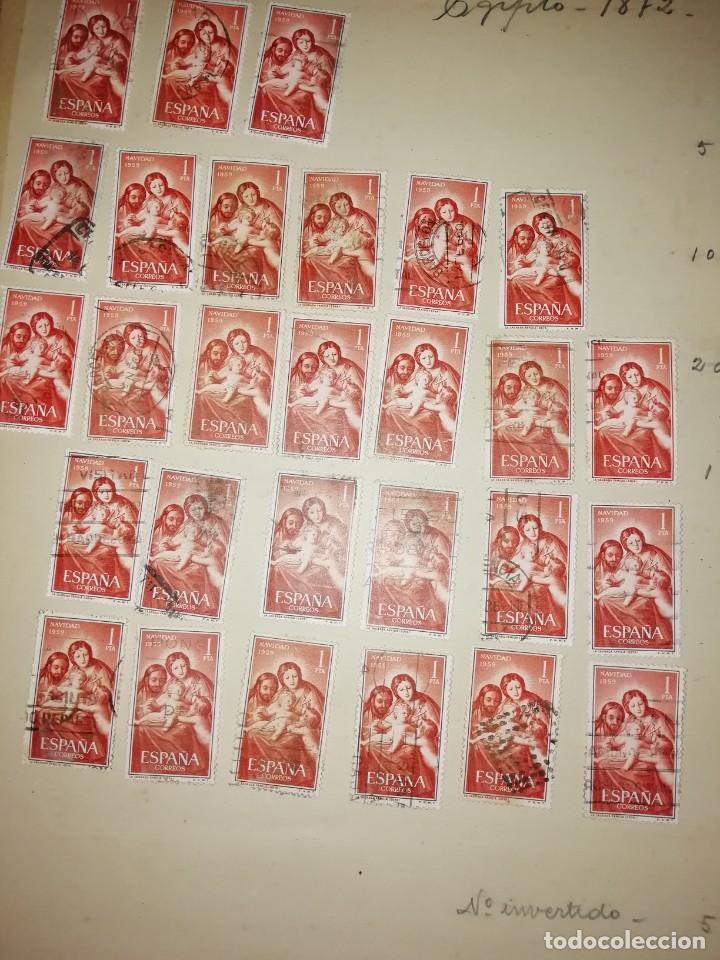 Sellos: 28 sellos Navidad 1959 usados - Foto 2