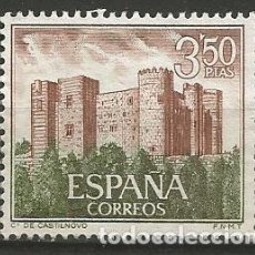Sellos: ESPAÑA - 1969 - CASTILLO DE CASTILNOVO - EDIFIL 1930 - NUEVO CON RESTOS DE GOMA. Lote 356183280