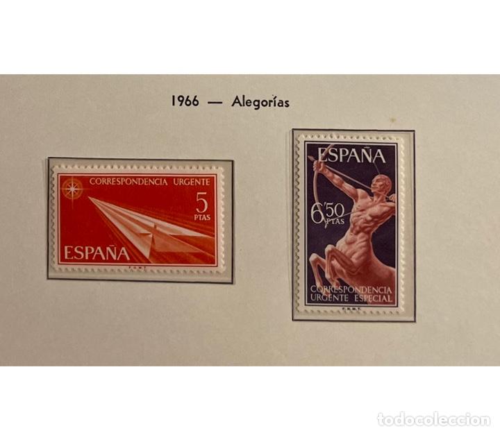 Sellos: Lote 2 Sellos 1966 Alegor&iacute;as - Foto 1