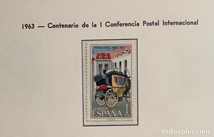 Sellos: Sello 1963 Centenario de la I Conferencia Postal Internacional - Foto 1