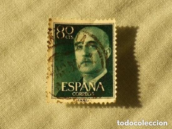 Sellos: ESPA&Ntilde;A - SELLO DE 80 C&Eacute;NTIMOS DE PESETA - USADO - Foto 1