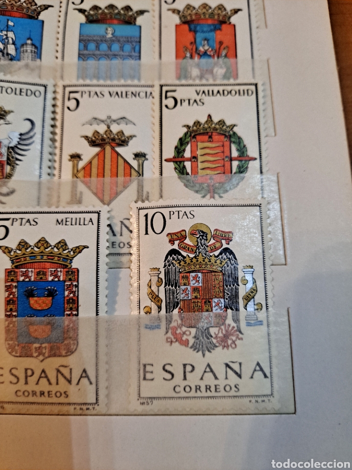 Sellos: COLECCI&Oacute;N COMPLETA DE SELLOS DE LOS ESCUDOS DE ESPA&Ntilde;A, VER - Foto 15