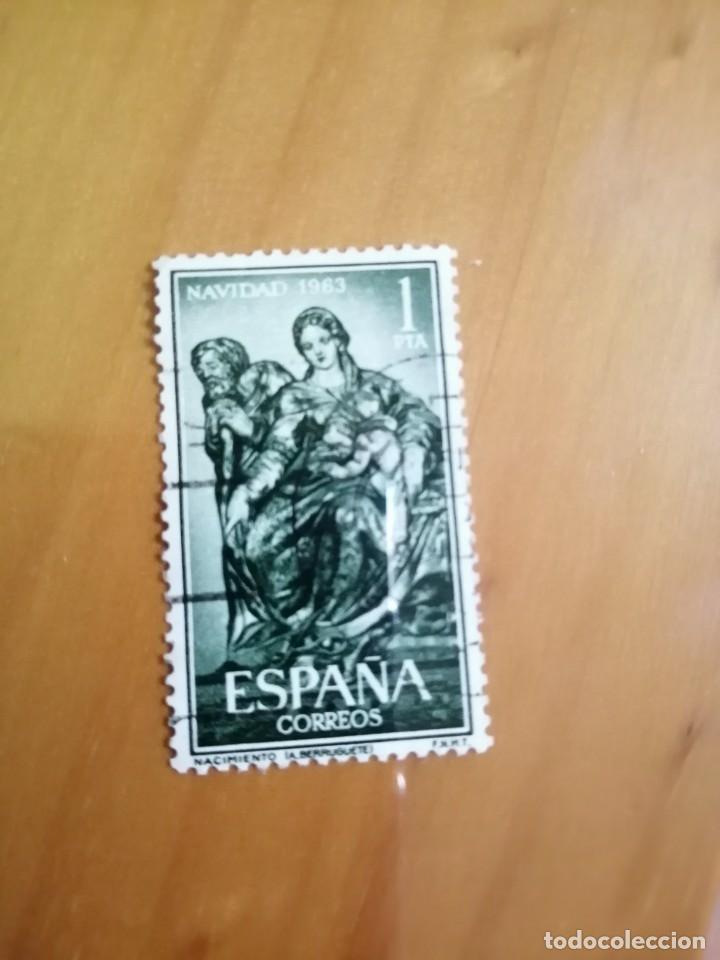 Timbres: A&Ntilde;O 1963 - EDIFIL 1535 - SERIE: NAVIDAD, NACIMIENTO, DE BERRUGUETE.