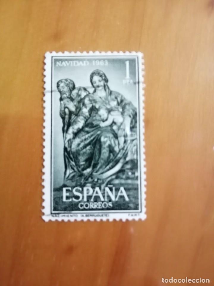 Timbres: A&Ntilde;O 1963 - EDIFIL 1535 - SERIE: NAVIDAD, NACIMIENTO, DE BERRUGUETE.