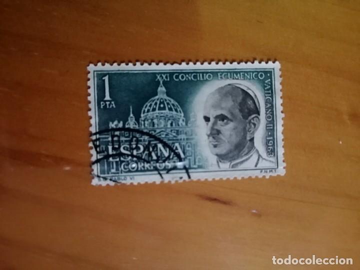 Sellos: A&Ntilde;O 1963 - EDIFICIL 1540 - CONCILIO EUM&Eacute;NICO VATICANO II. PABLO VI. - Foto 1