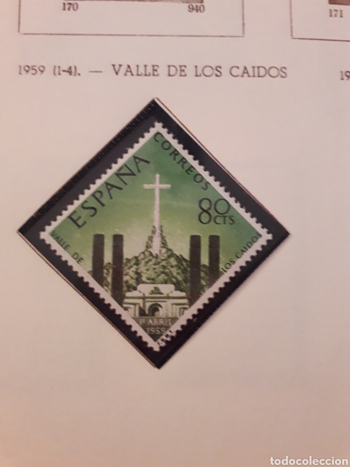Sellos: ESPA&Ntilde;A. 1959. VALLE DE LOS CAIDOS - Foto 1