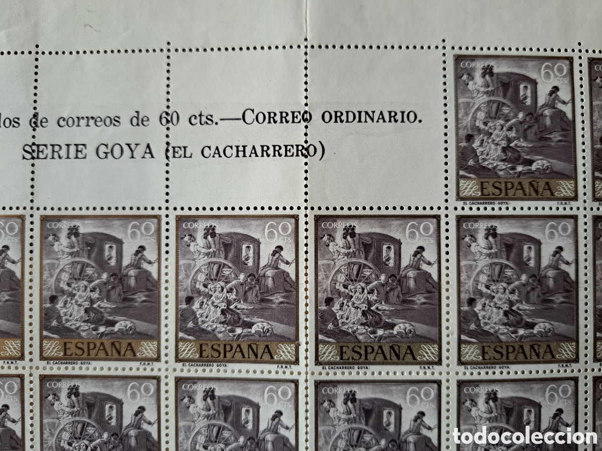 Sellos: Pliegos sellos Goya ( 168) 1958 - Foto 2