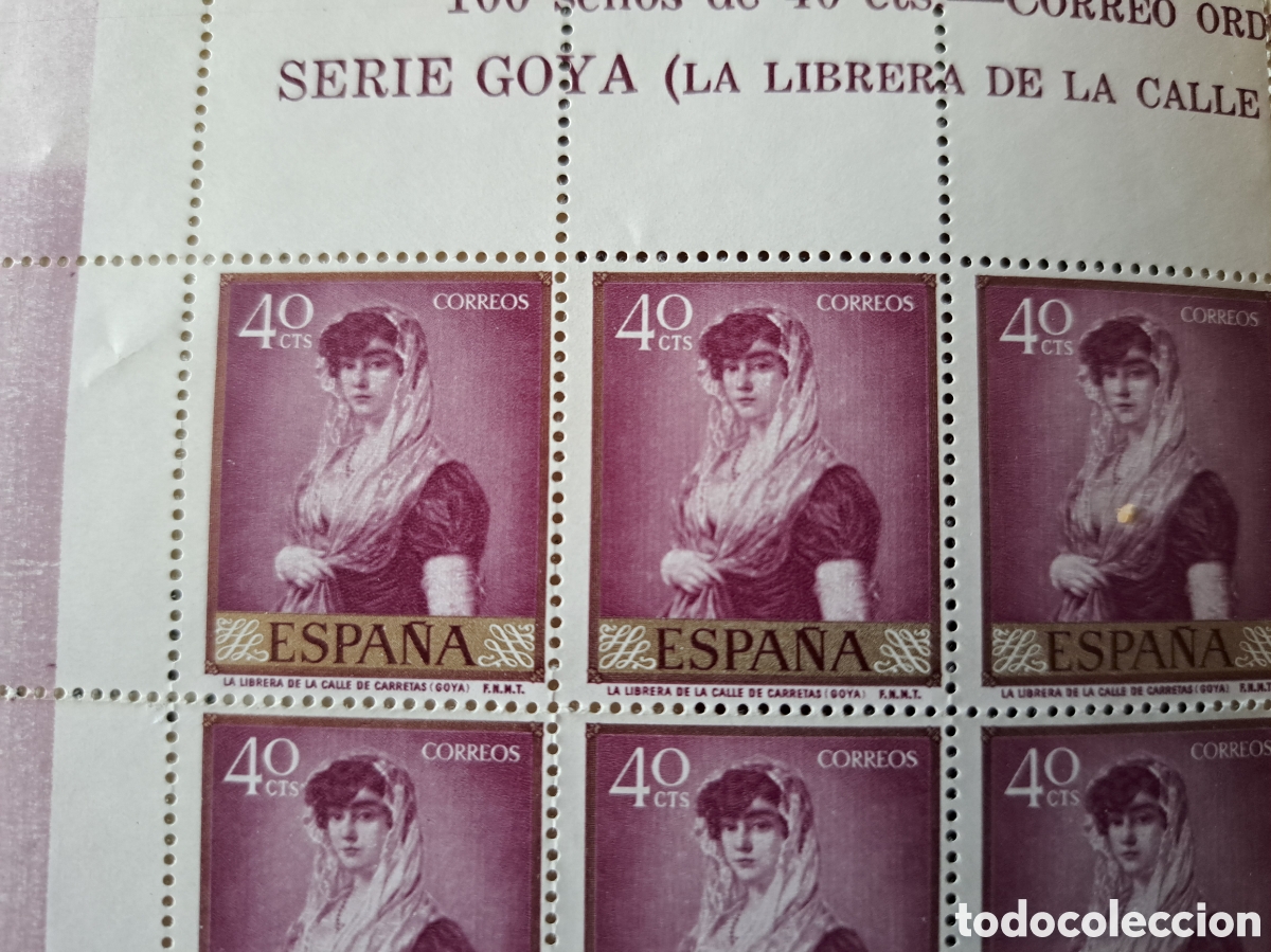 Sellos: Pliegos sellos Goya ( 168) 1958 - Foto 7