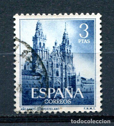 Sellos: Edifil 1131. A&ntilde;o Santo Compostelano. Usado - Foto 1