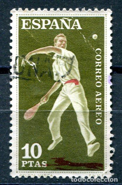 Sellos: Edifil 1319. 10 pts deportes, usado - Foto 1