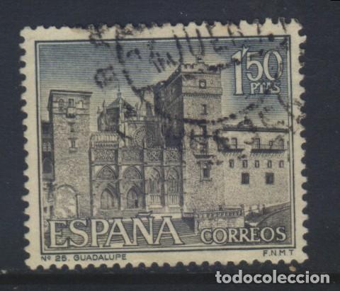 Sellos: S-7521- ESPA&Ntilde;A 1966. MONASTERIO DE GUADALUPE. CACERES. - Foto 1