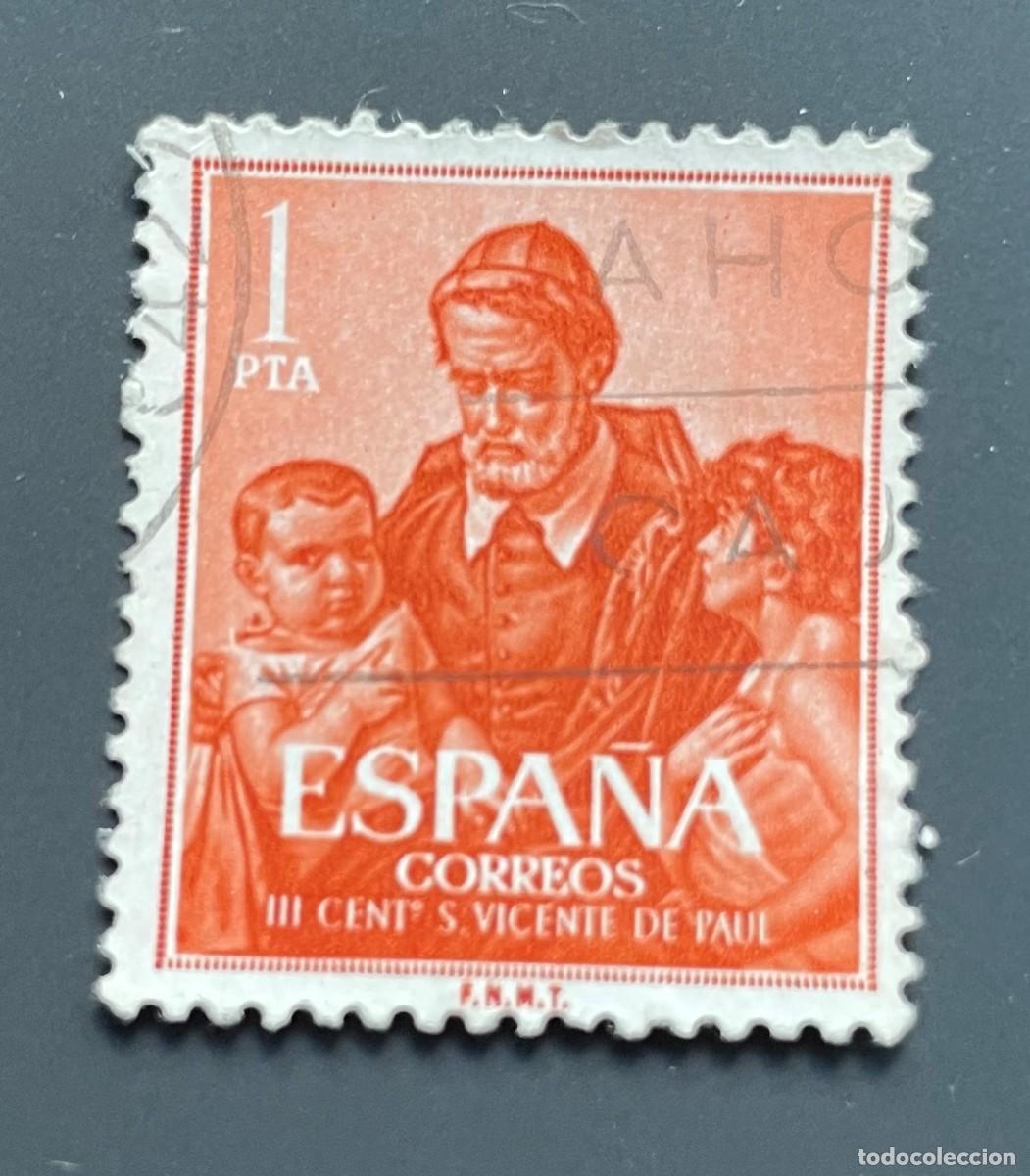 Sellos: A&ntilde;o 1960 - Edifil 1297 usado - Foto 1