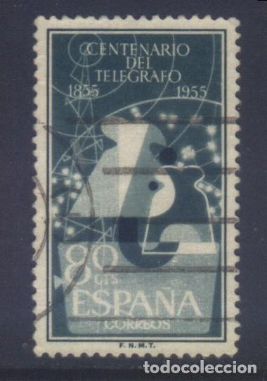 Sellos: S-7541- ESPA&Ntilde;A 1955. CENTENARIO TELEGRAFO. - Foto 1