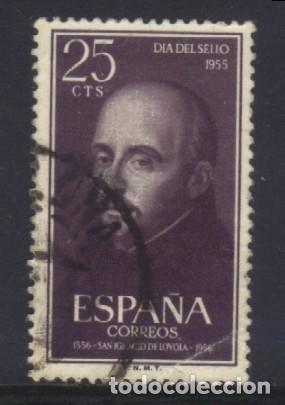 Sellos: S-7575- ESPA&Ntilde;A 1955. SAN IGNACIO DE LOYOLA. - Foto 1