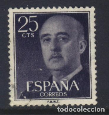 Sellos: S-7584-ESPA&Ntilde;A 1955. GENERAL FRANCO.