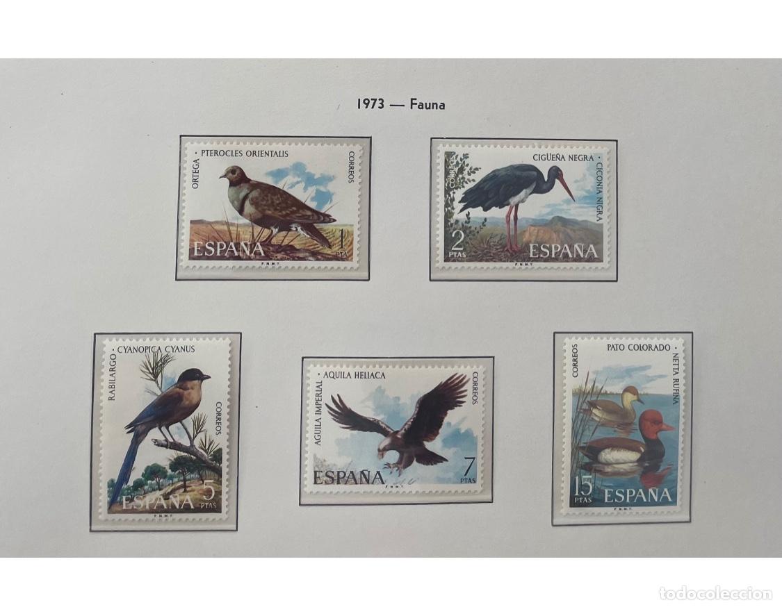 Sellos: Lote 5 Sellos 1973 Fauna - Foto 1