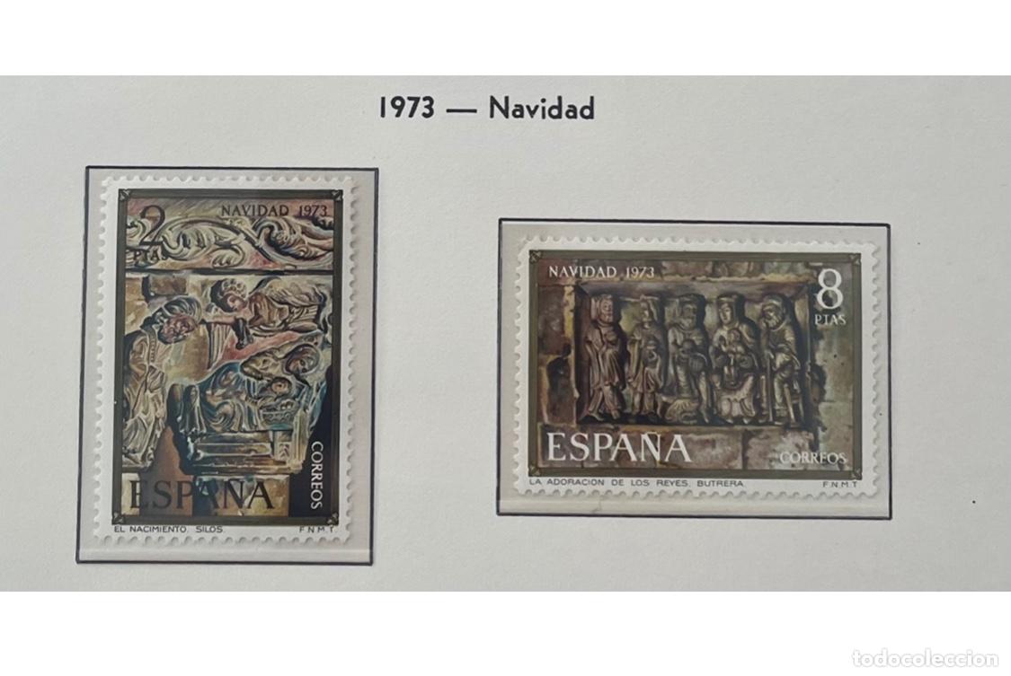 Sellos: Lote 2 Sellos 1973 Navidad - Foto 1