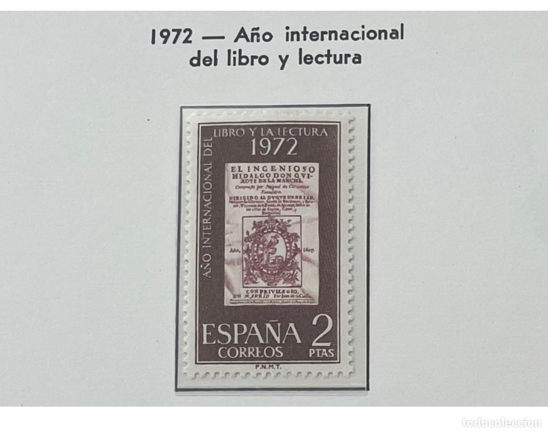 Sellos: Sello 1972 A&ntilde;o Internacional del Libro y la Lectura - Foto 1
