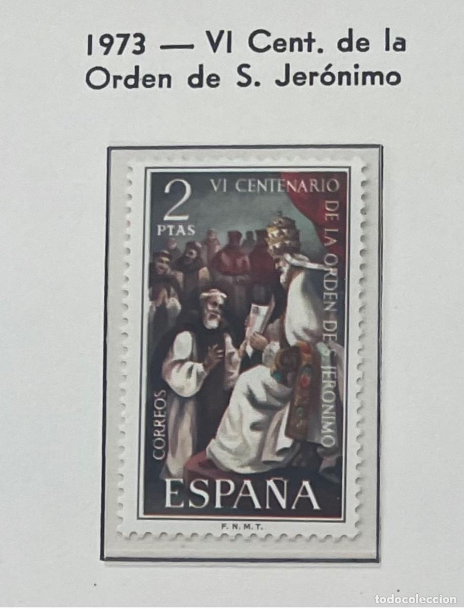 Sellos: Sello 1973 VI Cent. de la Orden de S. Jer&oacute;nimo - Foto 1