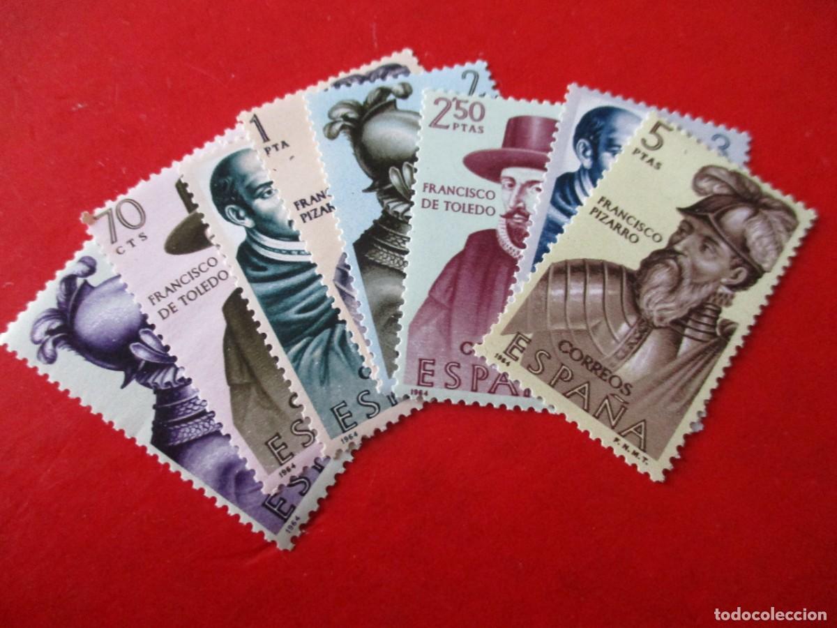 Timbres: Serie 8 valores 1964 Forjadores de America. Edifil 1622/29