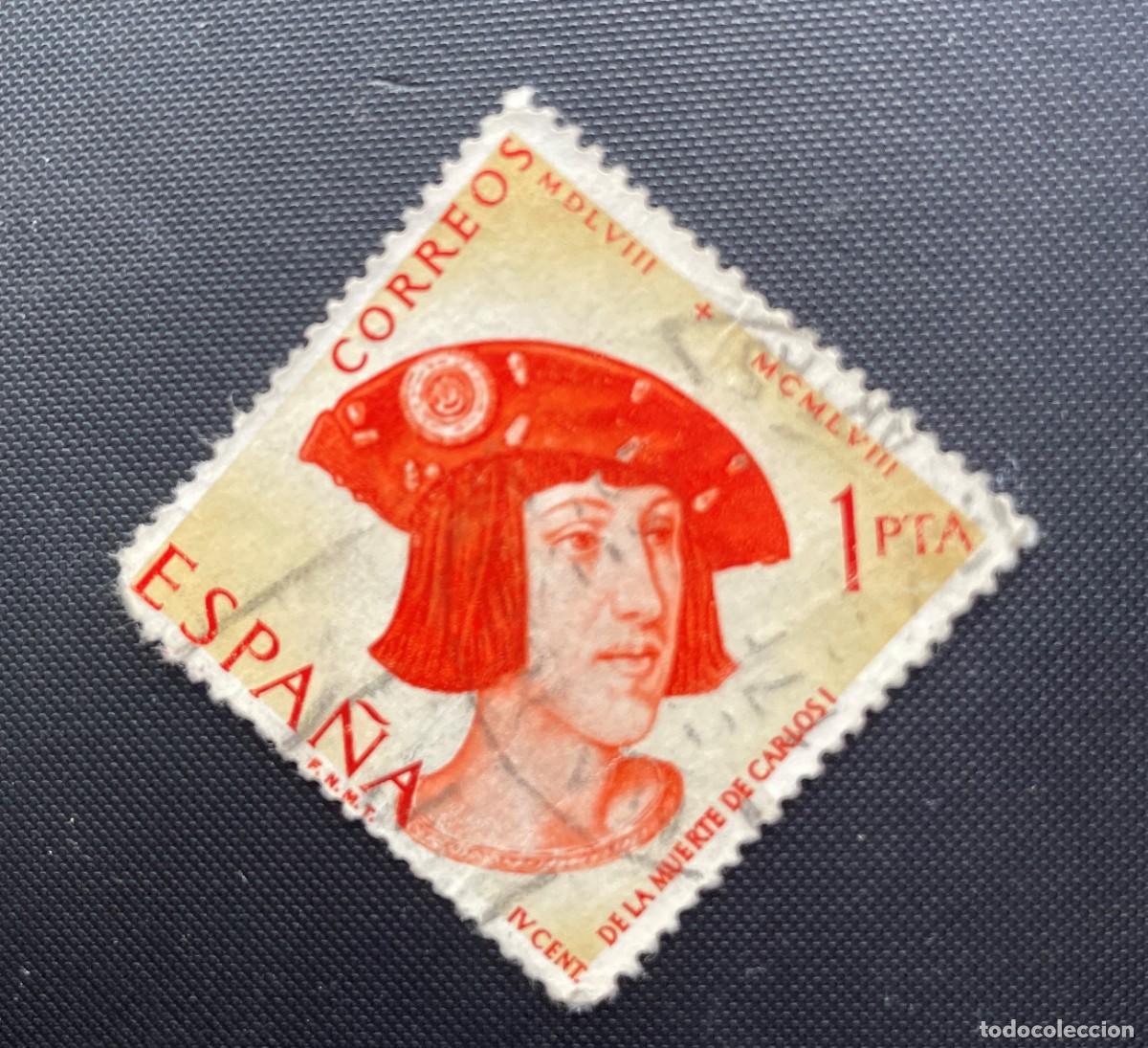 Sellos: A&ntilde;o 1958 - Edifil 1228- usado - - Foto 1