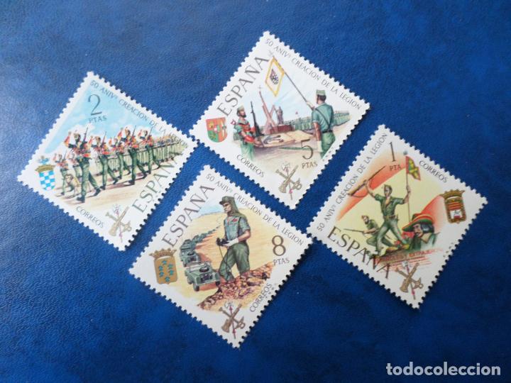 Sellos: 1971, L aniversario de la legion, edifil 2043/46